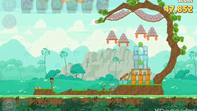 Beating level 23 in Angry Birds Friends смотреть онлайн