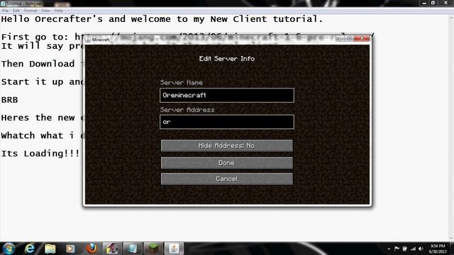 NEW MINECRAFT CLIENT (1.6.0) смотреть онлайн