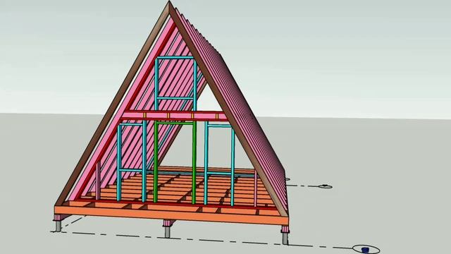 Дом шалаш 6 на 8 метров смотреть онлайн
