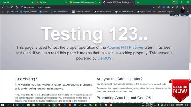 How to Install Apache Server On Centos 7 step by step смотреть онлайн
