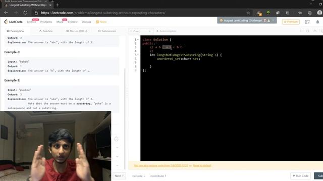 Longest Substring Without Repeating Characters Tamil Tutorial C++ (LeetCode 3 Medium) смотреть онлайн