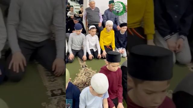 Зикр таравих намаза в мечети села Токаево