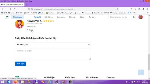 Lập trình ASP.NET MVC - Bài 16 : Chức năng bình luận, đánh giá khóa học - phần cuối смотреть онлайн