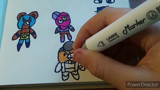 Как нарисовать мини Булла из игры бравл Старс смотреть онлайн