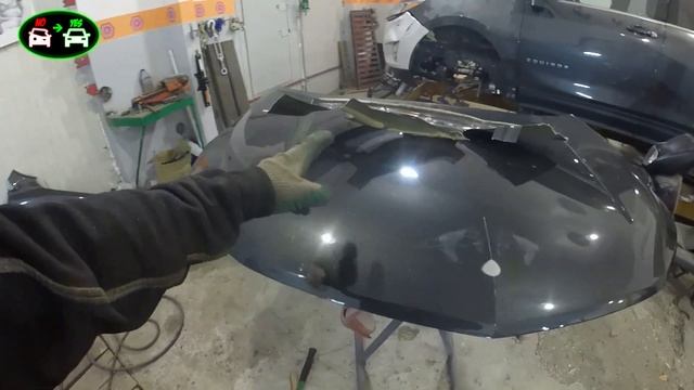 Chevrolet Equinox . Капот готов . Жека взял в работу перевертыша . Придется принимать участие))) смотреть онлайн