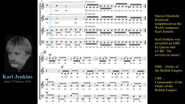 Exsultate, Jubilate.  Karl Jenkins