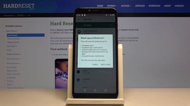 How to Reset App Preferences on UMIDIGI A3 – Restore App Settings смотреть онлайн