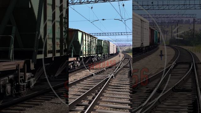 Trainz 22, «2ЭС6-116 прибывает на станцию Вязовая» смотреть онлайн