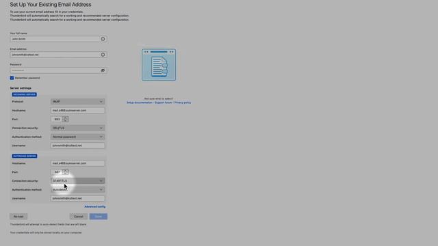 How To Set Up Thunderbird (IMAP & SMTP over SSL) смотреть онлайн