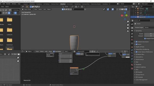 Space Warp Animation In Blender | Sci - Fi Space Warp Animation | Space Warp Effects In Blender
