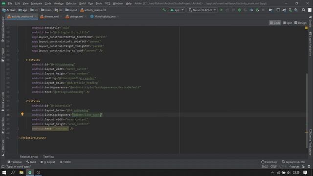 Belajar Membuat Aplikasi sederhana Scrolling di Android Studio смотреть онлайн