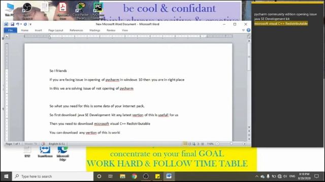 Pycharm not open || windows 10 issue смотреть онлайн
