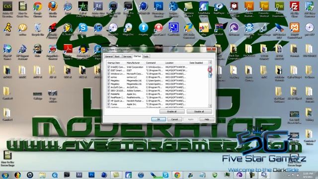 How To | Disable Start Up Programs On Windows 7 | Tutorial смотреть онлайн