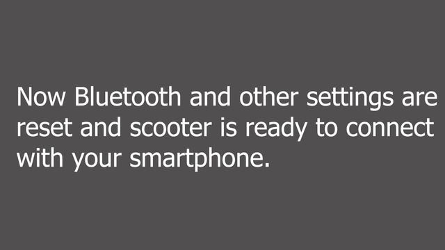 How To Reset Electric Scooter | Connect Bluetooth смотреть онлайн