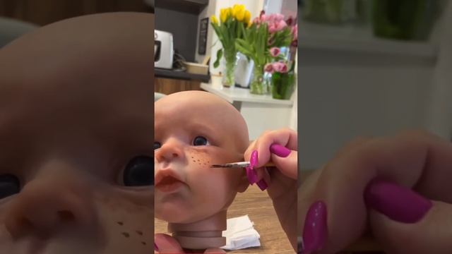 Два способа как нарисовать веснушки кукле Реборн (ответ на вопрос в комментариях) смотреть онлайн