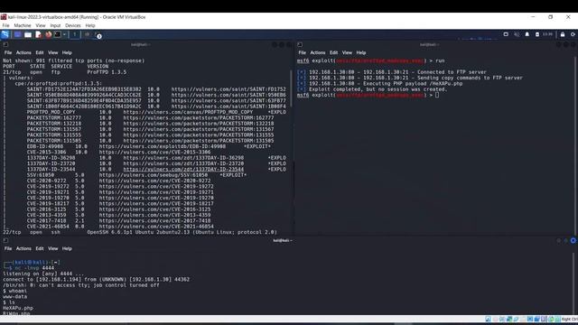 Metasploitable3 - ProFTPD mod_copy exploit with Metasploit. смотреть онлайн