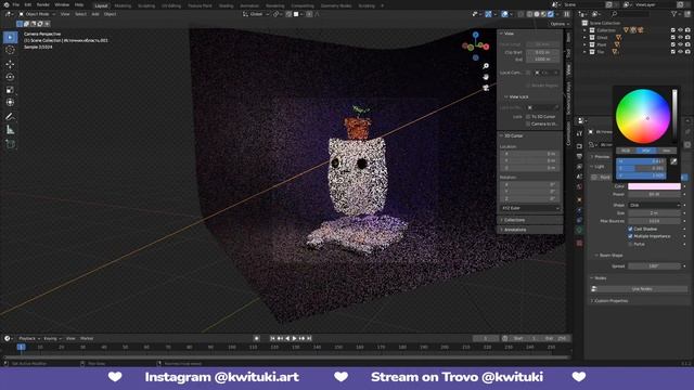 Ghost Cat Modeling and Animation in Blender смотреть онлайн