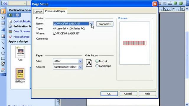 Publisher 2003 Tutorial Adjusting Page and Print Setup Options Microsoft Training Lesson 2.5 смотреть онлайн