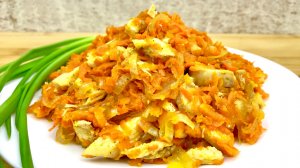 Салат  Обжорка  с курицей . Мой  рецепт. Сытно и вкусно.mp4