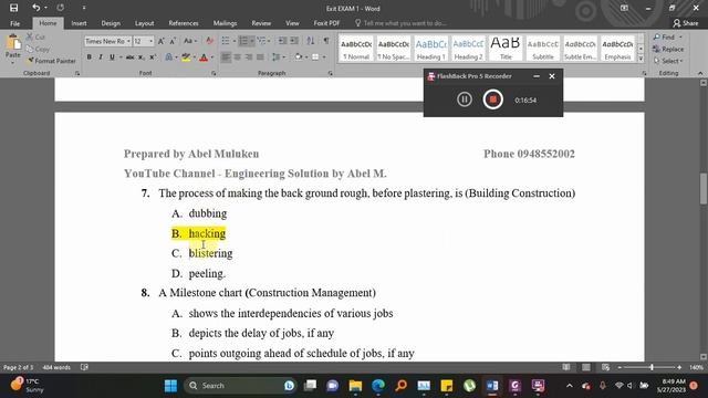 Exit Exam Model Questions Based on Ethiopian Ministry of Education Blueprint Part 1 смотреть онлайн