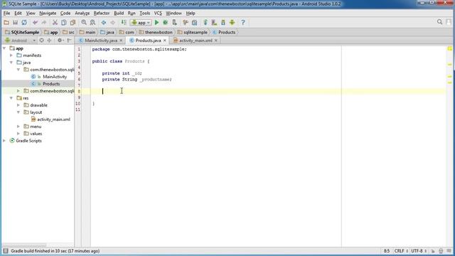 Android App Development Lesson 50 SQLite Database Product смотреть онлайн