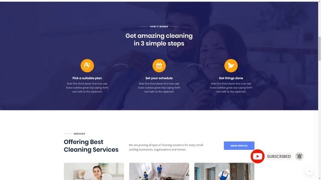Moppers - Cleaning Company and Services WordPress Theme Gale Ree смотреть онлайн