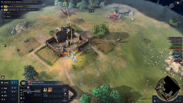 Age of Empires 4. 3x3 ~1200 смотреть онлайн