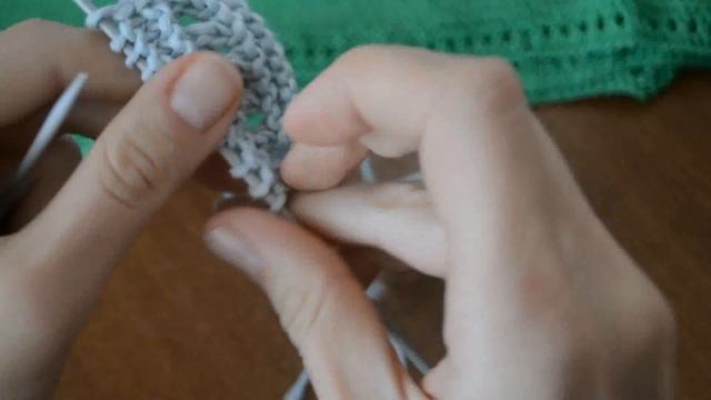 Мастер-класс Узор для оформления воротника и манжет \ узор спицами\ УльянаChe смотреть онлайн