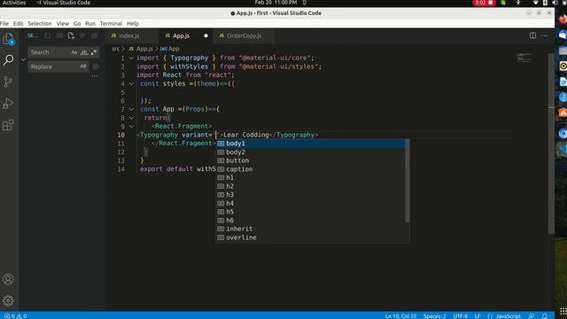 Material-ui Typography components смотреть онлайн