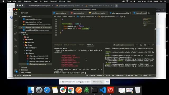 Hot to configure Git and code push on git смотреть онлайн