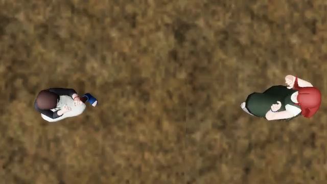 [MMD X Naruto] Kushina Vs Rin