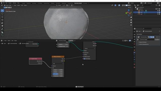 Геометрические ноды в Blender с нуля / Geometry Nodes Blender 3.2 смотреть онлайн