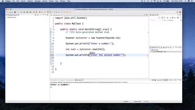 Java for Beginners Tutorial - 5 - Using User Input смотреть онлайн