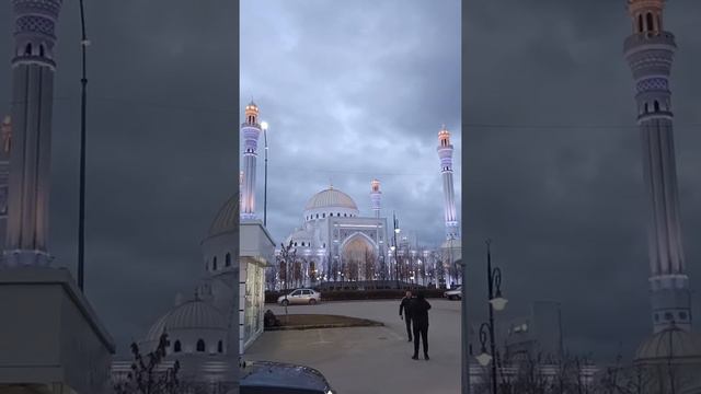 Шали. Чечня. Мечеть "Гордость мусульман". смотреть онлайн