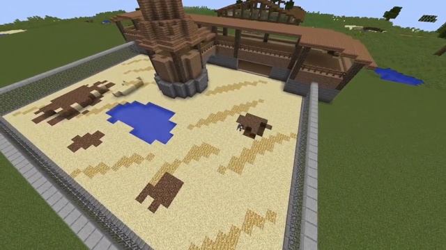 Megalania Enclosure Building | Minecraft Fossils And Archaeology Mod