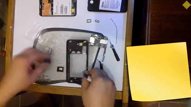 Замена слухового и полифонического динамика ZTE V987