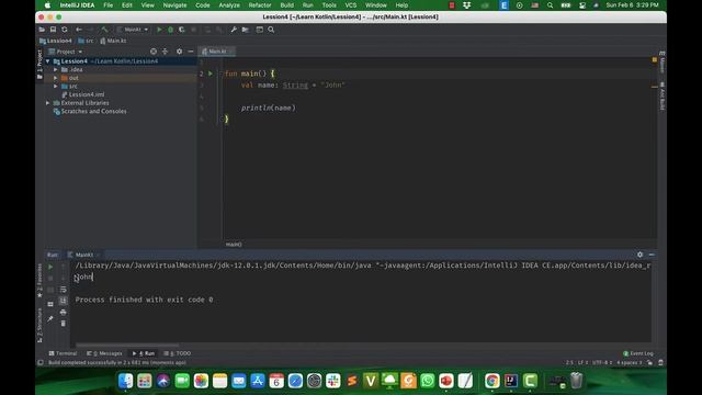 Bài 4: Khai báo và khởi tạo biến trong Kotlin, sự khác nhau var và val (Khóa học Kotlin cơ bản) смотреть онлайн