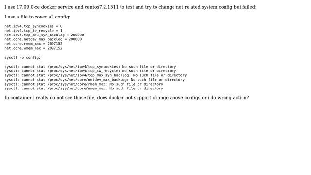 How to sysctl net related config in docker container? (2 Solutions!!) смотреть онлайн