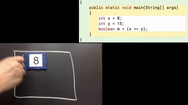 Java Booleans 5: Equal-Equal (result is false) смотреть онлайн