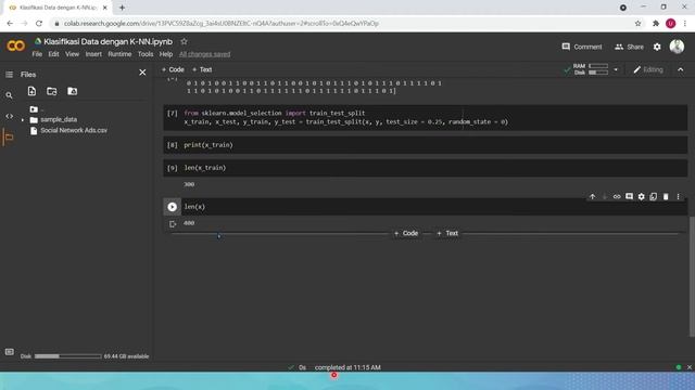 Pertemuan 6 - Klasifikasi K-Nearest Neighbor (K-NN) dengan Python | Python Data Mining 2021 смотреть онлайн