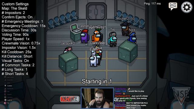 Trying This New Game - Among Us Part 1 - (VOD) смотреть онлайн