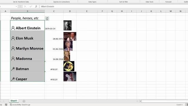 Data Types in Excel 365. Wikipedia inside Excel смотреть онлайн