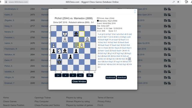 Изучаем дебют Пирца-Робача по партиям Р. Мамедова. Я2020 №3 смотреть онлайн