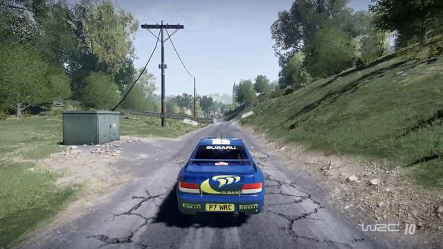 WRC10 Croatia Rude reverse Subaru Impreza WRC xbox series s controller play смотреть онлайн
