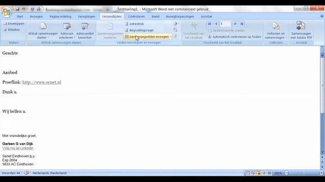 Microsoft Outlook E-nieuwsbrief in huisstijl versturen met Microsoft Word en Excel adressen смотреть онлайн