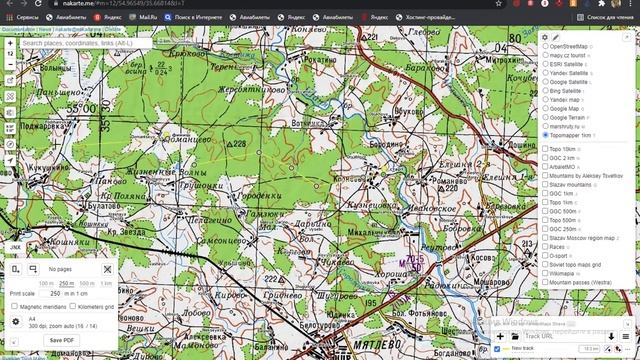 Как создать и распечатать любую карту любой местности легко и просто смотреть онлайн