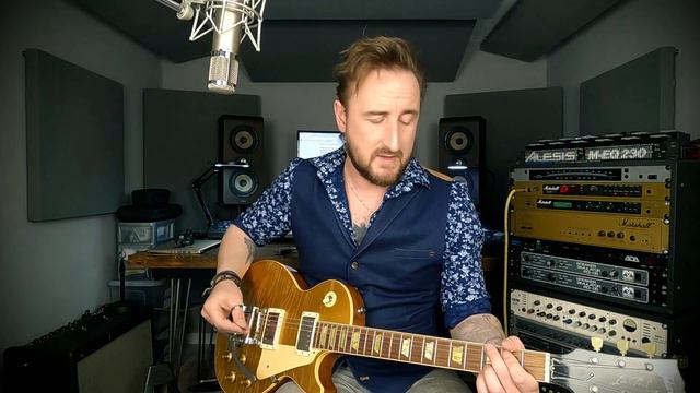Gibson Goldtop Les Paul with Seymour Duncan Pearly Gates pickups and a Bigsby B7 смотреть онлайн