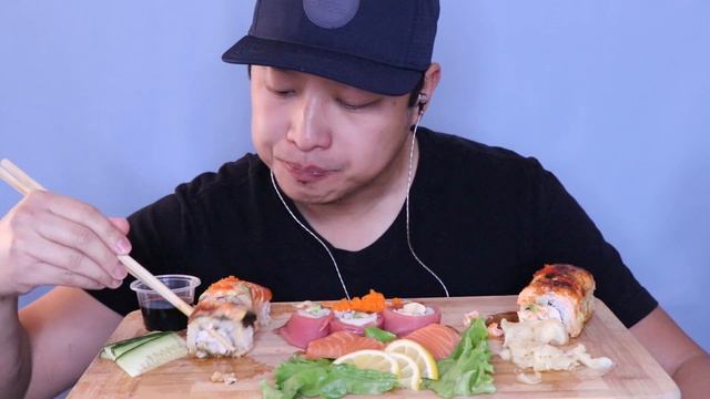 SUSHI MUKBANG BIG BITES смотреть онлайн