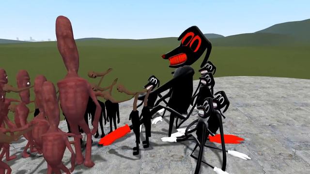 CARTOON CAT VS. SOME TREVOR HENDERSON CREATURES?! - Garry's Mod Sandbox