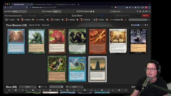 Anthony drafts the old-border, Neoclassical Cube... Squirrel Combo Time!